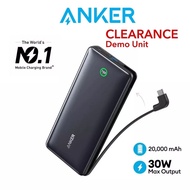 [Demo Unit Clearance] Anker Nano Power Bank 20K 30W BuiltIn USBC Cable Fast Charging Portable Charge