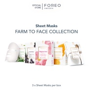 FOREO Sheet Mask Farm to Face Collection Facial Mask - Full Face Masks Packs | Beauty &amp; Personal Care