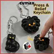 CVMAX Clicker Fidget Toy, Portable Pressable Clicker Clicker Fidget Keychain,  Quiet Tactile Clickin