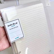 [KLONG - TP 993] 6-hole A5 cuff File - High Quality Plastic Material, Easy to Change Paper Core, Lon
