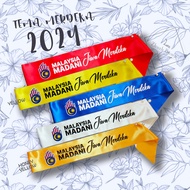 Sash Merdeka Malaysia National Day 2024 Theme Madani Malaysia Jiwa Merdeka