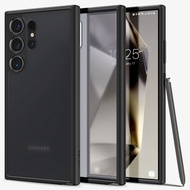 SPIGEN เคสสำหรับรุ่น Galaxy S24 [Ultra Hybrid] เคสไฮบริดที่มีกรอบด้านหลังPCกับกรอบTPUแบบนุ่มที่ป้องกันเปลี่ยนสีเหลือง / เคส Samsung Galaxy S24 Ultra /  เคส Samsung Galaxy S24 Plus /  เคส Samsung Galaxy S24
