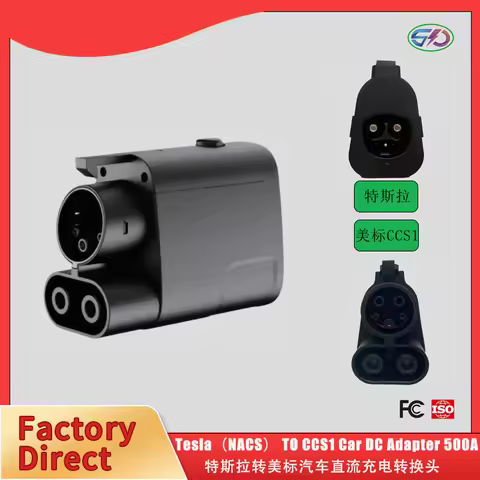 electric car Tesla to CCS1 Adapter Fast Charging Converter for Tesla Stations to CCS1 EVs SAE J1772 