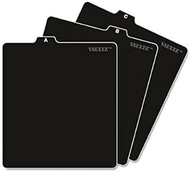 Vaultz A to Z CD and DVD Storage File Guides, 26 Guides per Box, Black (VZ01176) 3-Pack