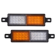 2Pcs 12V 30 LED Car Truck Bull Bar Light Bullbar Front Bumper Light Front Indicator Park Lamp Signal