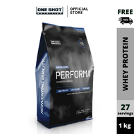 Whey Protein Performa (Chocolate/Vanilla/Milk Tea/Coffee) 1kg - One Shot Nutrition Performa Protein 