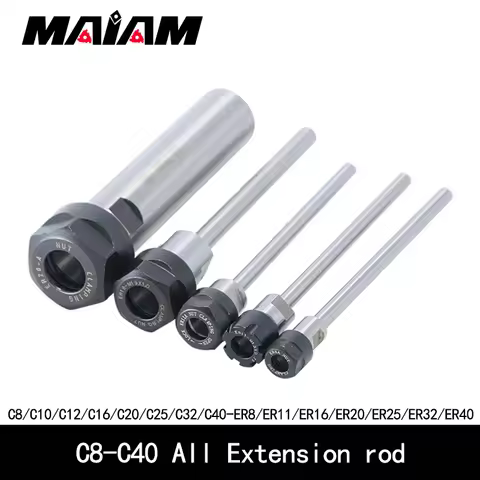 C6 C8 C10 C12 C16 C20 C25 C32 ER8 ER11 ER16 ER20 ER25 ER32 60L 100L 150L Collet Chuck Holder CNC Mil