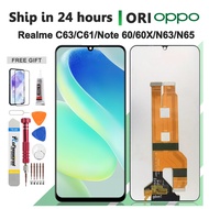 ORIGINAL LCD Realme C63/ C61 RMX393/ Realme Note 60/ Note 60X/ Narzo N63/ Narzo N6 Components of dig