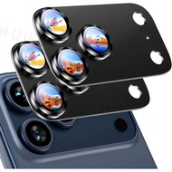 Metal Ring Armor Camera Lens Protector Film For Apple iPhone 17 Pro Max Anti-Scratch Cover Phone Len