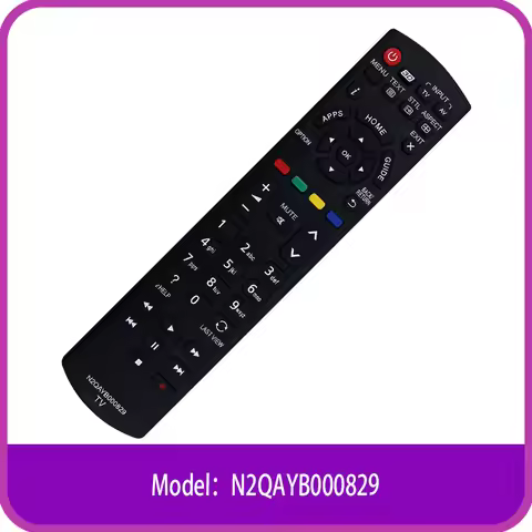 N2QAYB000829 Universal Remote Control For Panasonic TV TA-60AS650 TX-39AEW654 TX-40AX630E TX-40AXW63