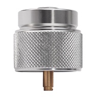 Camping Grill Gas Stove Adapter, Input: 16oz/1Lb Small Propane Canister, Output: EN417 Lindal Valve