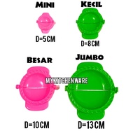 Plastic Gyoza Dimsum Dumpling Pastel Mold