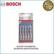 BOSCH T118A METAL JIGSAW BLADE (5PCS/PACK)