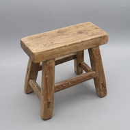 เก้าอี้โบราณจากภาคเหนือของจีน,ไม้เอล์มที่เป็นของแข็ง,ร่องและที่นั่งข้อต่อเดือย,โต๊ะข้างขนาดเล็ก