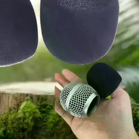 2/10Pcs Studio WindScreen Sponge Microphone Cap Microphone Protective Inner-Foam For SLX24 PGX24 PG5