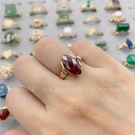 Us gold 10k swarovski stone ring