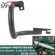 Trail 125 Exhaust Protector Bar for For Honda CT125 Hunter Cub CT 125 2020-2025 Motorcycle Crash Gua