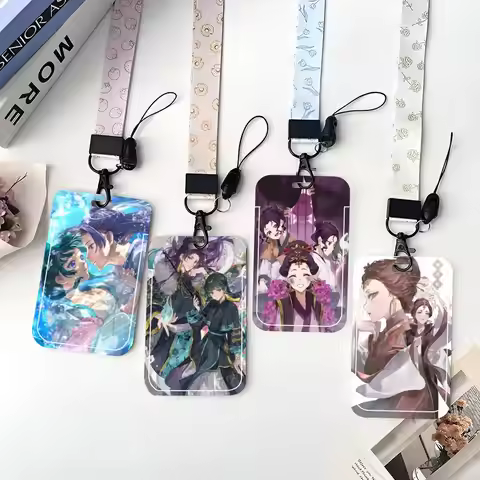 Anime The Apothecary Diaries Maomao ID Card Holder Neck Strap Pendant Door Badge Holder Lanyards Key