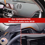 For MG 5 Mg5 Mg5 2021 2022 Leather Dashmat Dashboard Cover Sunshade Protective Car Styling Carpet D
