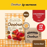 [STRAWBERRY TOAST] Ooobun by Neutrovis HALAL Homemade Bread with Strawberry Flavoured Toast (60g x 1