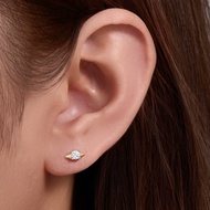 London Single zircon Diamond Spike Studs earrings for women