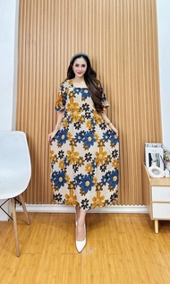 dress terbaru kekinian bahan rayon premium// dress miranda lengan 3/4