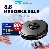 Viomi V5 Pro Robot Vacuum Cleaner | Laser Navigation tech | 4000Pa Suction Power | Ultra-long Main B