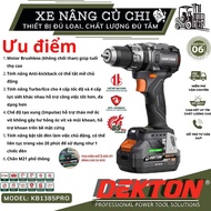 DEKTON M21-KB1385Pro 13mm 85N.m drill, brushless motor with pulse, Makita battery