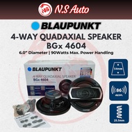 Blaupunkt BGX 4604 6" 4-Way Quadaxial Speaker | Speaker Kereta | BGx4604 | BGx-4604 | Car Speakers