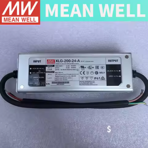 MEAN WELL XLG-200-12-A XLG-200-24-A 200W Constant Voltage + Constant Current LED Driver
