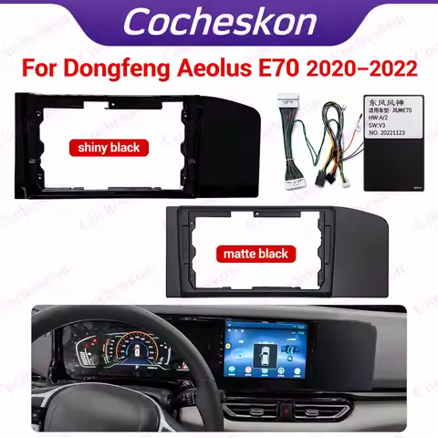 Car Frame Fascia Adapter Canbus Box Android Radio Dash Fitting Panel Kit For DFSK Fengshen E70 Dongf