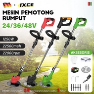 IXCE Mesin potong rumput batrai 24V36V48V Cordless Lawn Mowe Grass