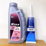 [Mua kèm Lap] Nhớt Kixx Ultra Scooter 5W40 kèm nhớt lap Kixx 80W90 - Combo Nhớt Cao Cấp Cho Xe Tay G