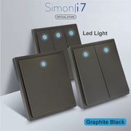 Simon i7 Series LED Switch  / Switches & Socket Outlet (GRAPHIC BLACK)