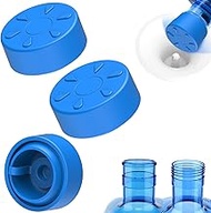 Reusable 5 Gallon Water Jug Cap: MYLOLF 3 & 5 Gal Silicone Bottle Lids for Dispenser, Pack of 3
