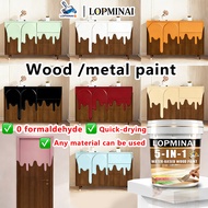 【12-hour-shipping】cat minyak kayu dan besi wood paint waterproof cat kayu kilat cat pintu kayu berki