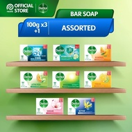 [Bundle of 4]  Dettol Antibacterial Body Bar Soap 100g