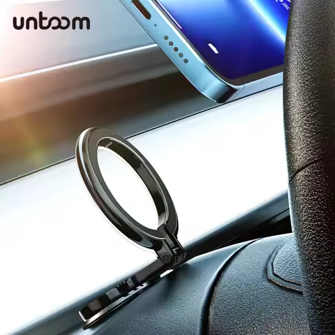 Magnetic Car Phone Mount Stand for iPhone 13 12 Pro Max Mini Universal Magnet Dashboard Car Phone Ho