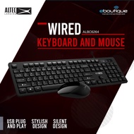 Altec Lansing Wired Keyboard And Mouse Combo For Computer Laptop (Albc6264)