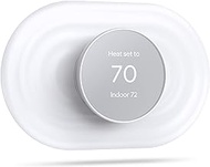 Cossylife Nest Thermostat Trim Kit Compatible with Google Nest Thermostat 2020 - Wall Plate Cover, Nest Trim Kit, Durable Thermostat Snow Cover Decorative Accessory Easy to Install (Ripple)