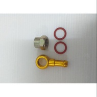 external fuel pump banjo fitting