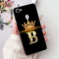 เคส Oppo F7 Oppo F5 F9 Pro ฝาปิดตัวอักษรหรูหรามงกุฎนุ่มบางเคสโทรศัพท์สำหรับ Oppo F9 Pro OppoF5 OppoF