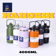 「Mahobin」Water Tumbler 4000ml 304 Stainless Steel Bottle Water Bottle