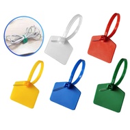 Nylon Cable Ties Tag for Cable Management Loop Ties Markers Tag Self-locking Zip