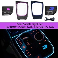 Center Console Ambient Light Saddle Light Illuminated Expansion Dock for BMW 3 Series G20 4 Series G