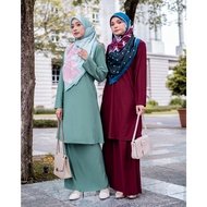 [ PLUS SIZE UP TO 5XL ] BAJU KURUNG PAHANG LAURA PLAIN 4.0 ironless PART2