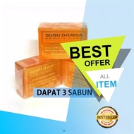Toko360 OS Mall - Paket 3pcs Sabun Susu Domba CDA Original Sabun Susu Domba Pembersih muka KUNING OR