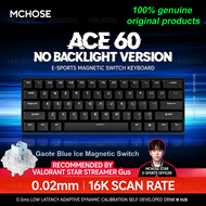 MCHOSE ACE60 Pro ACE68 V2 Magnetic Axis Mechanical Keyboard Esports Wired 0.001mmRT 8KHz SOCD/RS 0.0