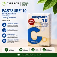 EASYSURE CHOLESTEROL TEST STRIPS 10'S (BOX) (EXP:01/2028)