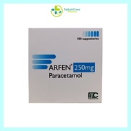(EXP: 05/29) ARFEN 250MG SUPP ( PARACETAMOL) BOX